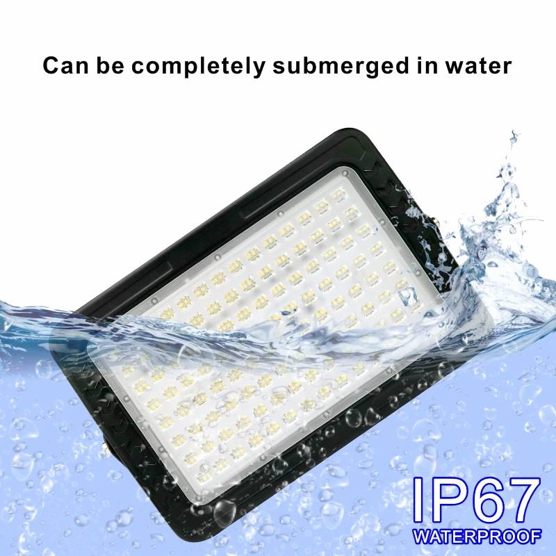 Focos LED 홍수 빛 200W 150W 100W 50W 야외 조명 반사판 IP67 현대 방수 투광 조명 220V 스포트라이트 정원 램프