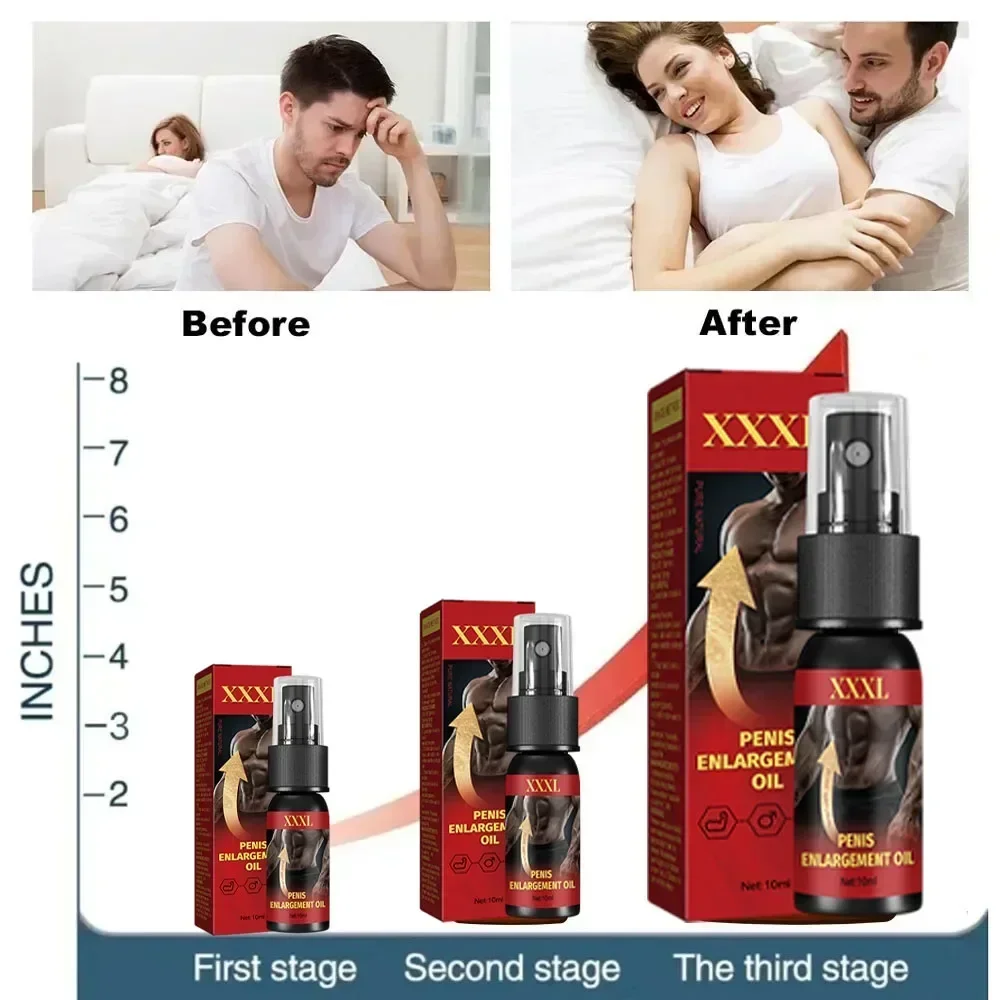 Penis Enlargement Oil sex Spray Permanent Penies Thickening Growth Massage Oil Big Dick Enlarge For Men Cock Increase