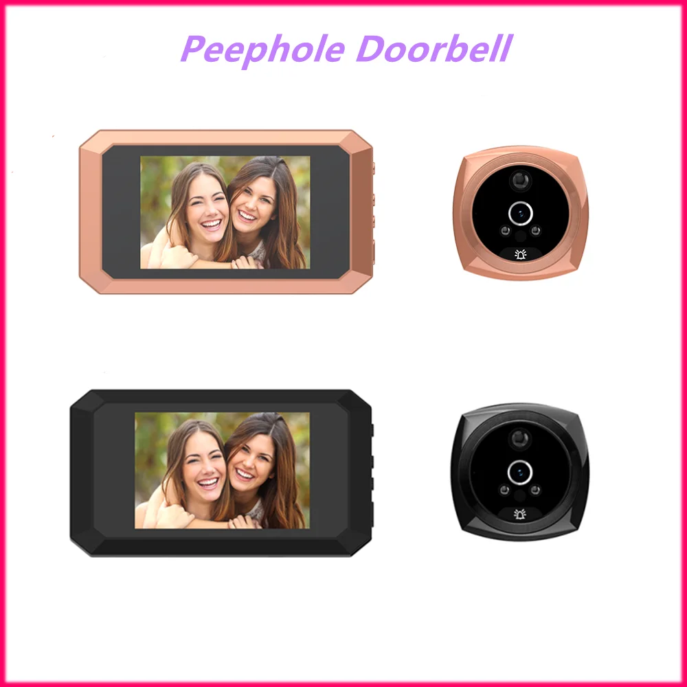 3.5 inch Door Video Peephole Camera Doorbell Motion Detection Monitor Home Security Viewer Eye Digital Audio Photo Record Bell doorbell intercom system