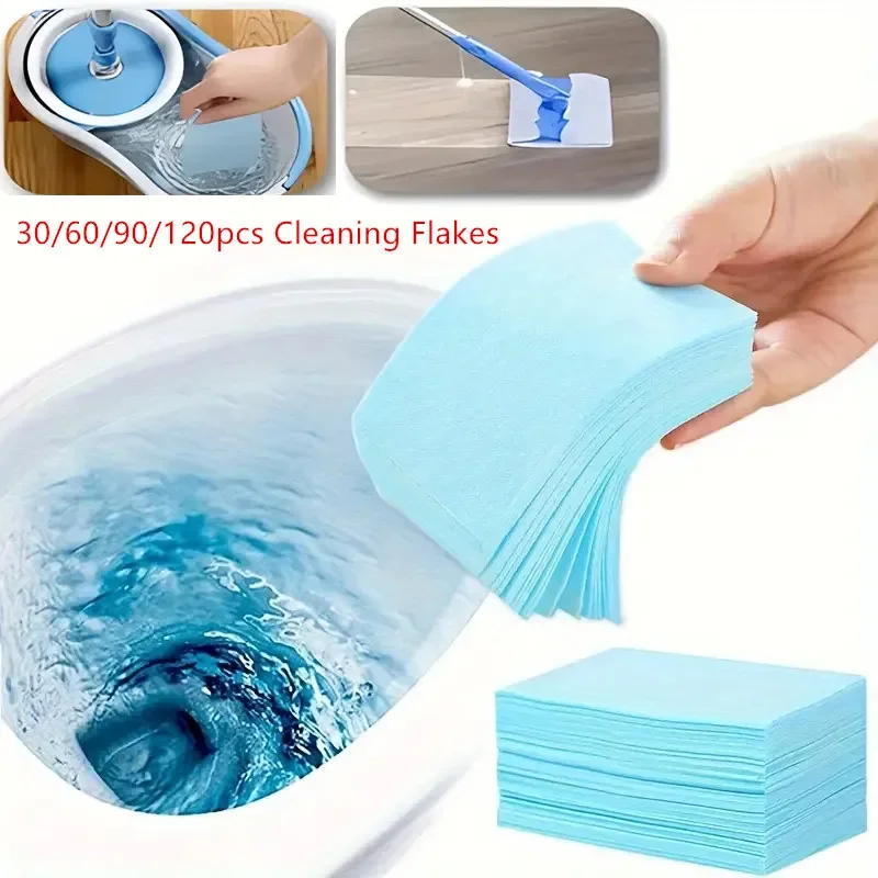 Concentrated Floor Cleaner 30/60/90/120Pcs for Tile Wood Bathroom And Car Surfaces Powerful Floor Cleaning Sheets For Home