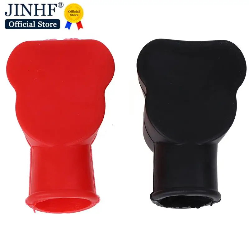 Car Battery Negative Positive Terminal Covers car battery accessories car battery cover 2PCS 4 styles Cap Boot Insulating Protector Replacement Batteries Accessories