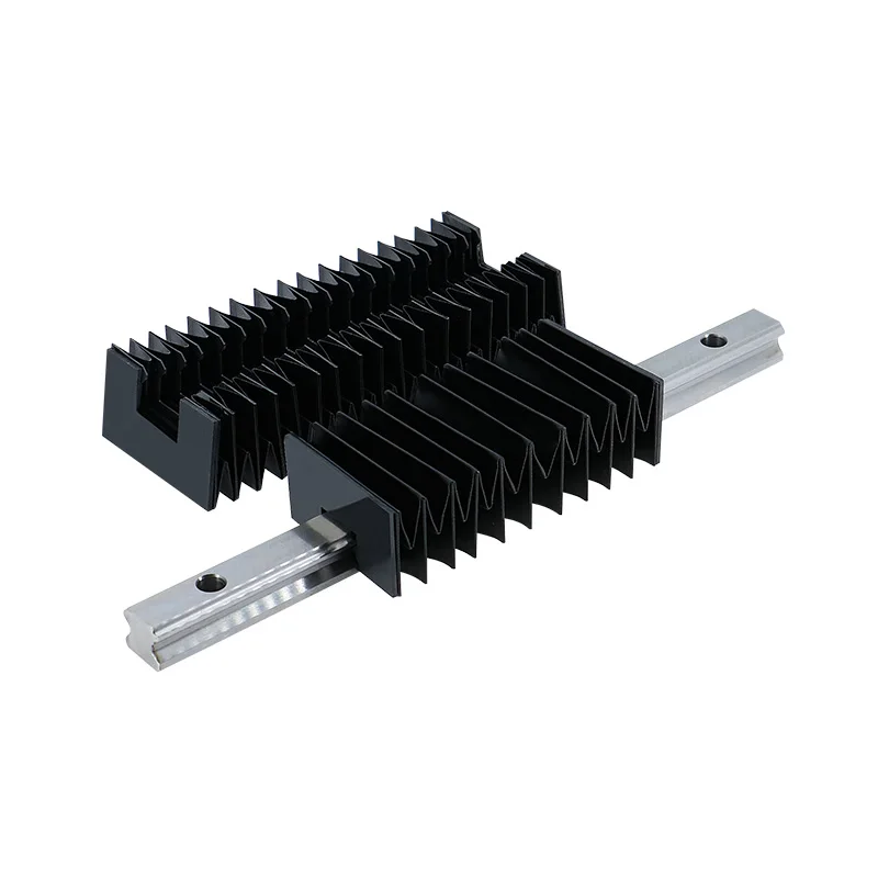 MHCN 1PC 1050-2000mm 더스트 커버 HGR15 HGR20 HGR25 HGR30 선형 레일, CNC 선형 가이드 오르간 가이드 압축비 10:1
