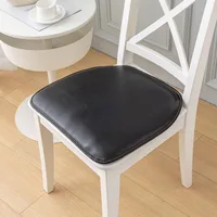 40x43cm PU Leather Chair Cushion Waterproof Non-slip Thickened Home Dining Table Chair Mat Restaurant Bar Hotel Office Seat Pad 2