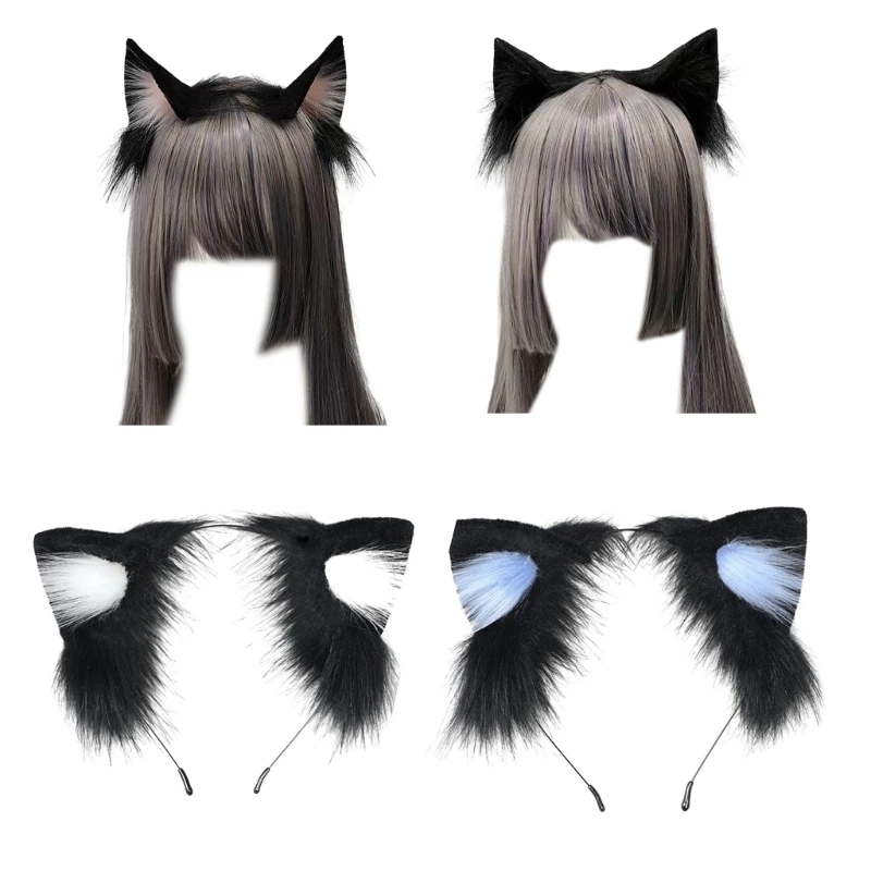 

MXMB Cat Ear Headband Adult Cosplay Anime Hairband for Carnival Performances