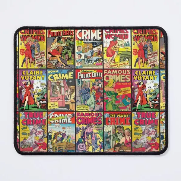 Comic Comic Covers Vintage Comic Mouse Pad Table Mousepad Gamer Play Gaming Mens Anime Desk Tappeto Tastiera Stampa Tappetino Per Pc