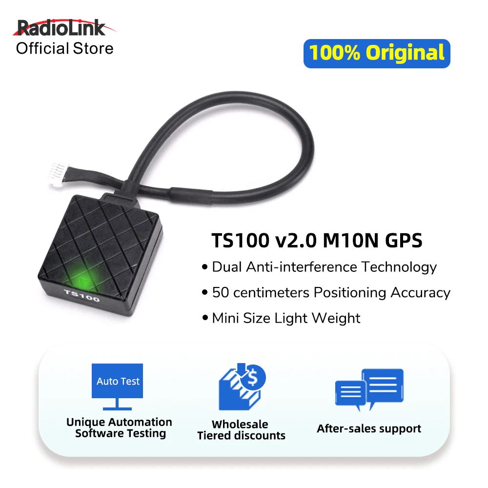 Radiolink TS100 M10N GPS mit Hoher Positioniergenauigkeit für Crossflight Mini Pix Pixhawk F4 PIX6 Flugsteuerung Flugzeug Drohne