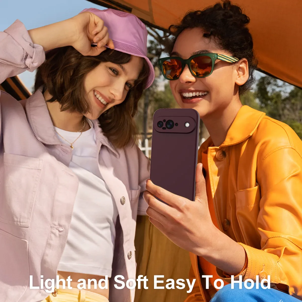 Enhanced Matte Liquid Silicone Anti-Fingerprint Magnetic Wireless Armor Cover