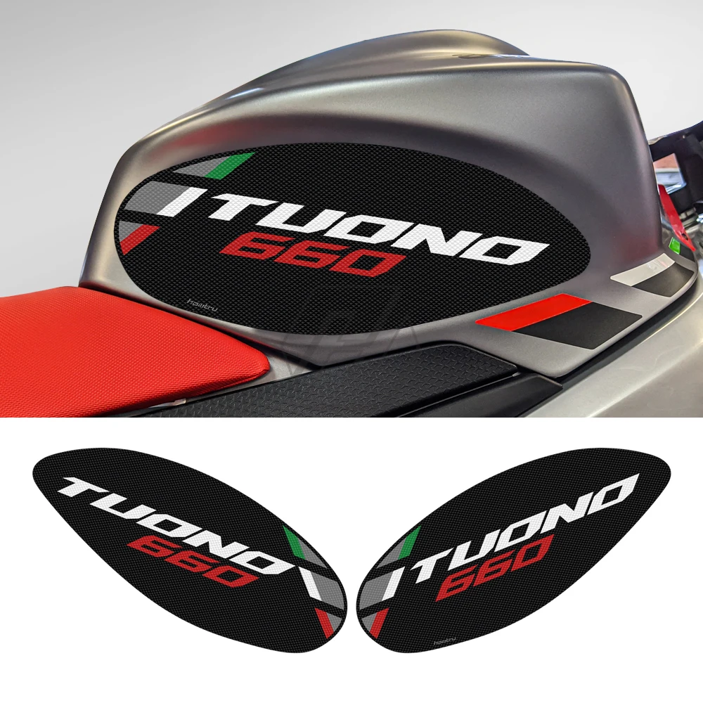 Per Aprilia Tuono 660 2021-2022 Moto Antiscivolo Tank Pad 3M Side Gas Knee Grip Traction Pads Protector Sticker