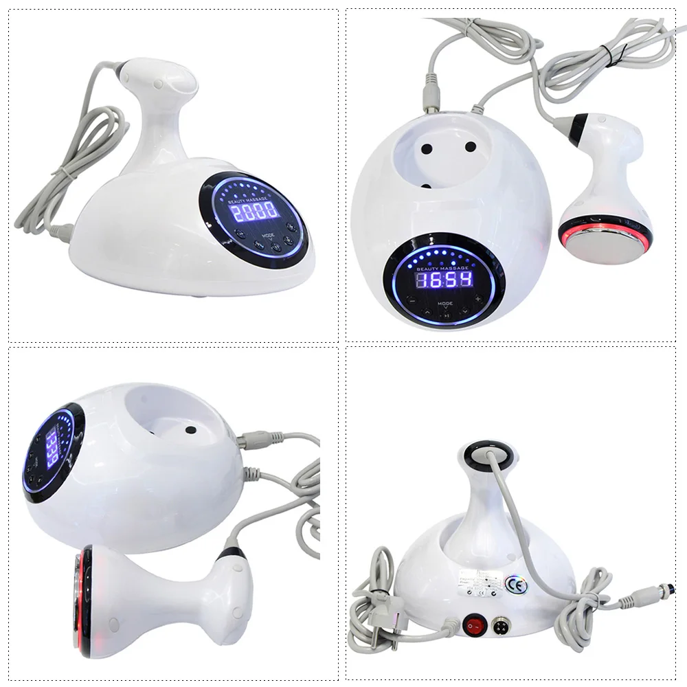 Portable 80K Cavitation Ultrasonic Body Slimming Beauty Machine Weight Loss Fat Burner Skin Tightening Facial Body Massager