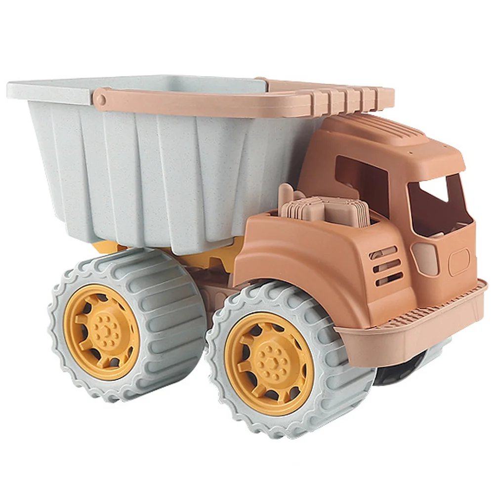 Children's Dump Truck Sand Toys Tipper Car Beach Plastic Toddler Kids Excavator Construction Trucks 6