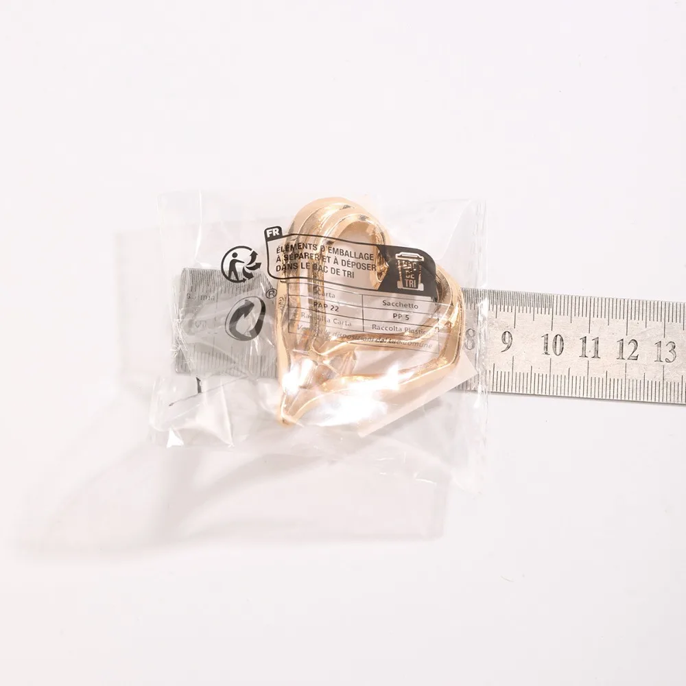 Anello statement donna con croce e cuore in metallo grande_voghion.com