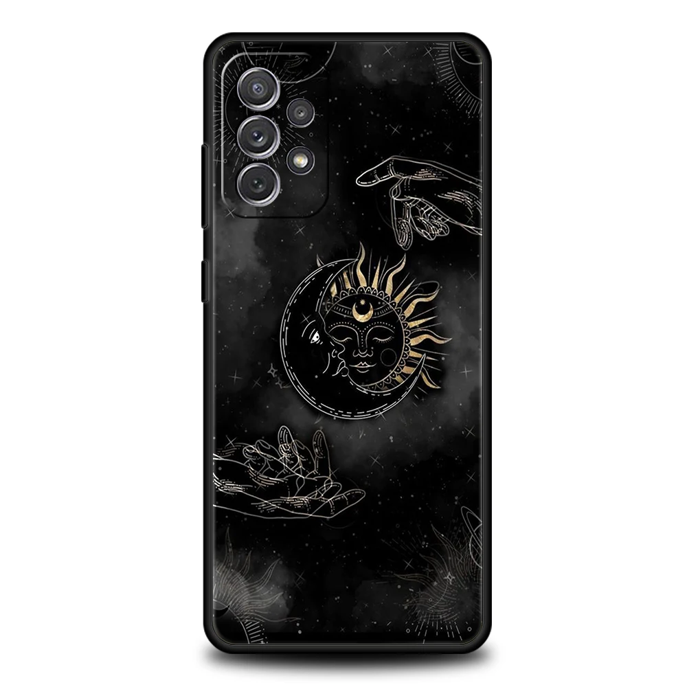 Astrological Suns Moons Clouds Soft Shell Phone Case