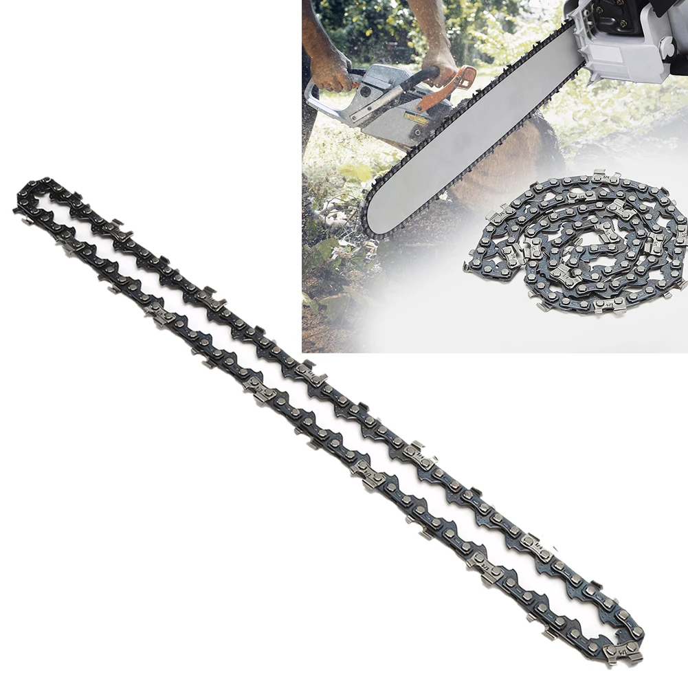 12 Inch Metal Chainsaw Chain 45 Drive Links Electric Chainsaw Chain 3/8inch Pitch Electric Saw Accessory for Wood Branch Cutting