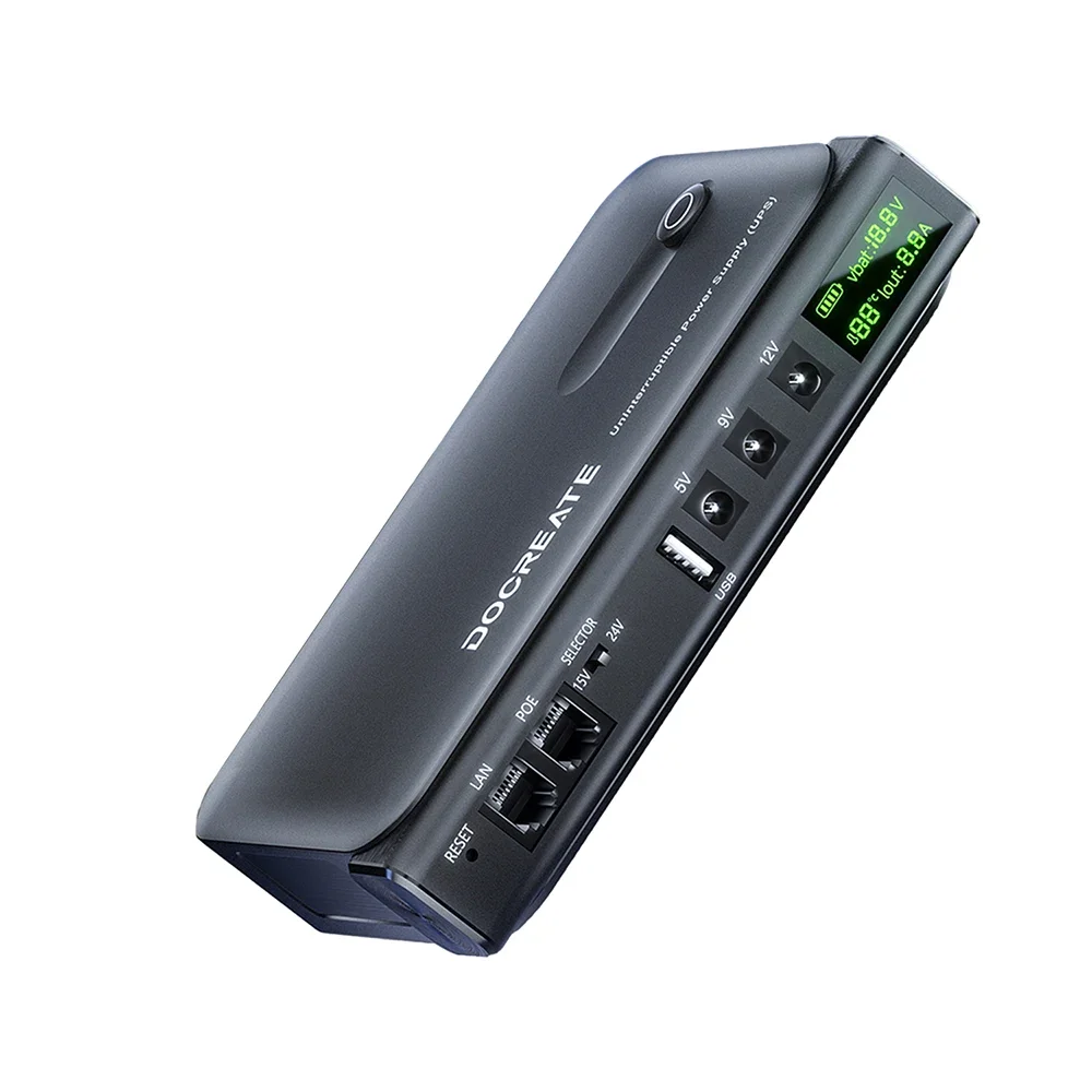 Universal 36W UPS Uninterruptible Power Supply with Replaceable Battery