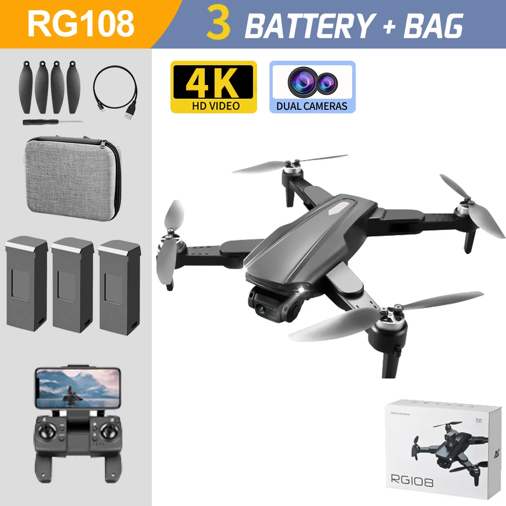 outdoor rc helicopter 2022 NEW RG108 MAX GPS Drone 8K Professional Dual HD Camera FPV 3Km Aerial Photography Brushless Motor Foldable Quadcopter Toys biggest rc helicopter you can buy RC Helicopters