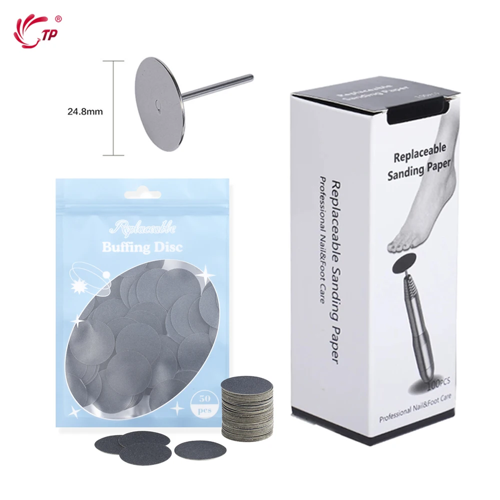 Disc for Pedicure Replaceable Sandpaper Remove Cuticle Callus Tool for Electric Foot File Callus Hard Dead Skin Pedicure Tools