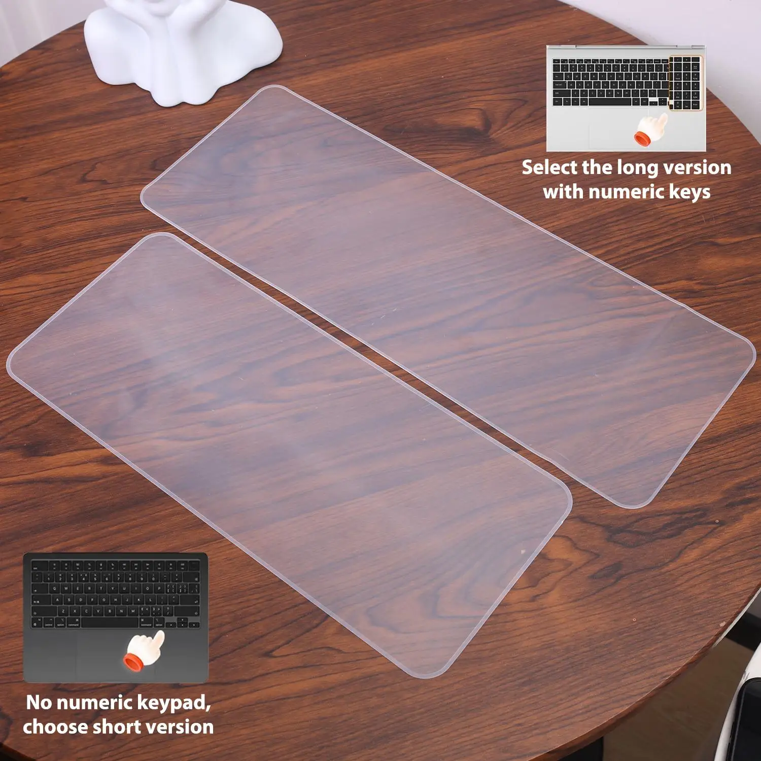 Premium Laptop Keyboard Protector - Clear, Soft, Waterproof, and Dustproof Cover for 15.6 to 17.3 Notebooks