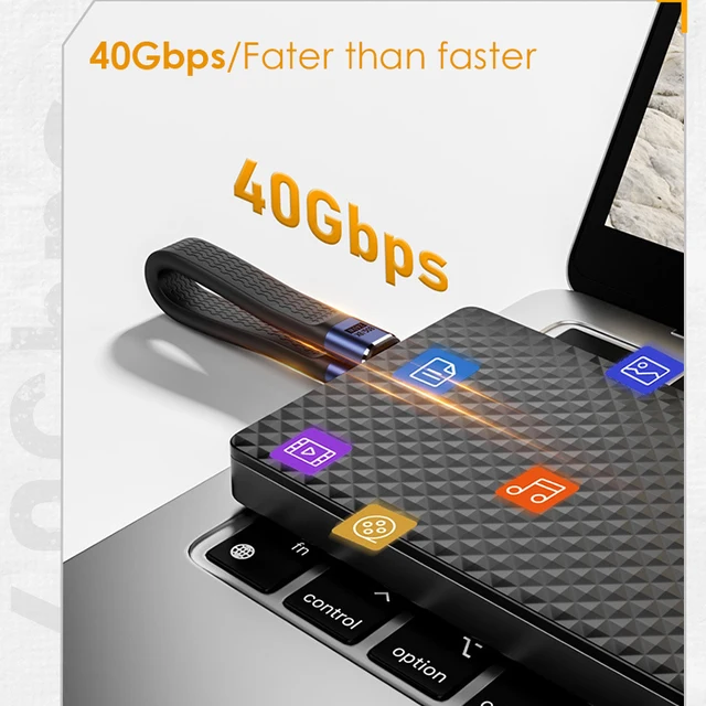 NEW 40Gbps 8K 60Hz PD 240W USB4 Type C to C