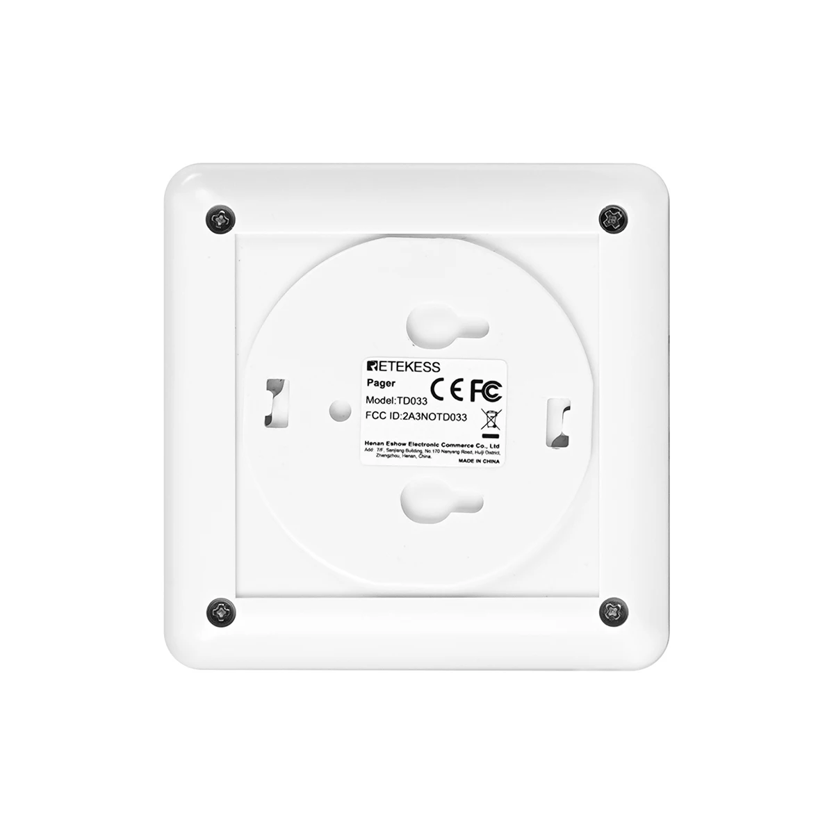 Retekess-wireless Call Buttons Transmissor para Restaurante Garçom Pager Chamando System Hookah Café Bar Clube Hotel Clínica Td033 - Imagem 6