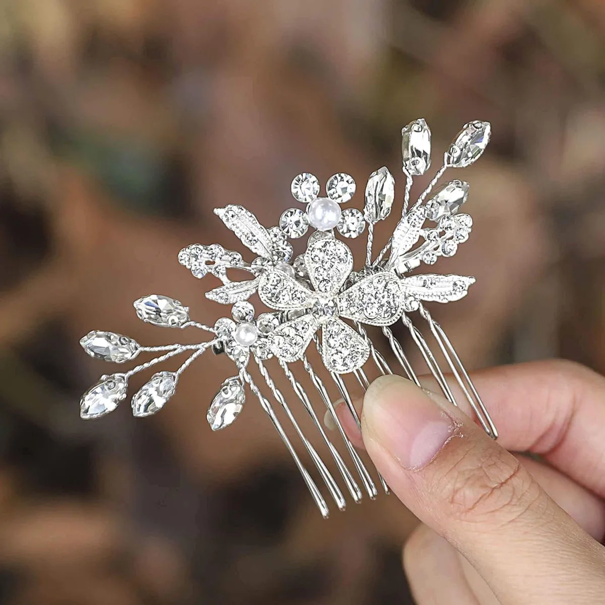 Wedding Hair Comb Pearl Hair Pins and Clips for Women Bride Rhinestone Headdress Bridal Jewelry Accessories Fashion 2025 jewelry set hair accessory hair clip hair headdress bridal headwear pearl hairpins