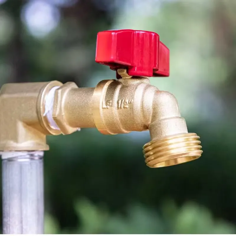 

TMOK Butterfly Outdoor Garden Faucet Brass Ball Valve NPT Female Thread Brass water Faucet for Garden Irrigation