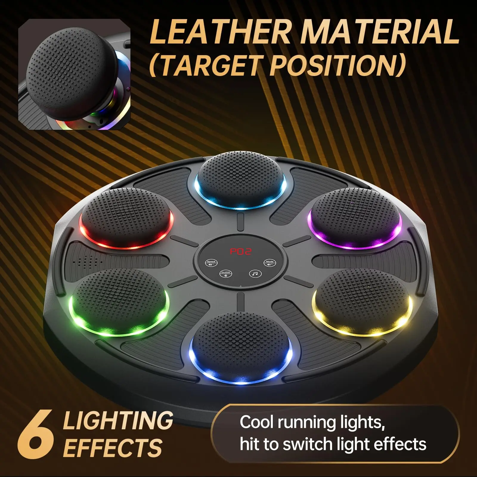 New Music Boxing Machine Bluetooth Adult Electronic Wall Target HookPunch Equipment Target Wall Mounted Gym Home Equipment