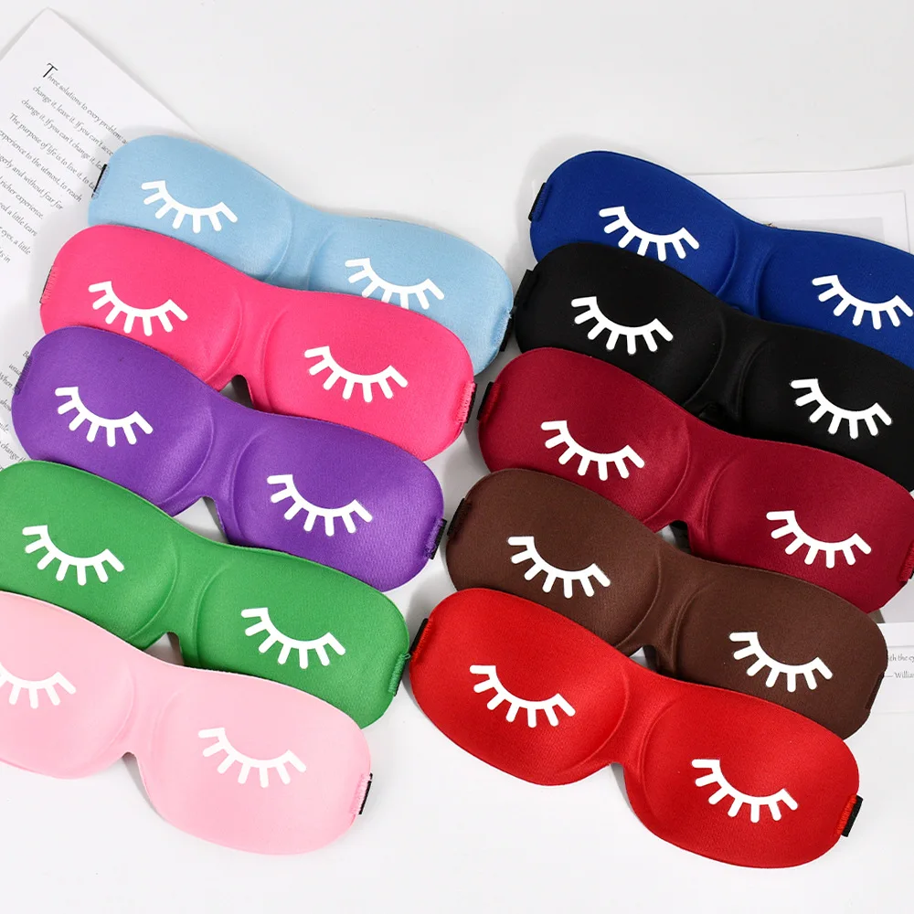 3d Sleep Mask Beauty Eyelash Sleeping Eye Mask Eyeshade Sleep Aid Travel Outdoor Home Eyes Rest Relax Eyecover Health Care