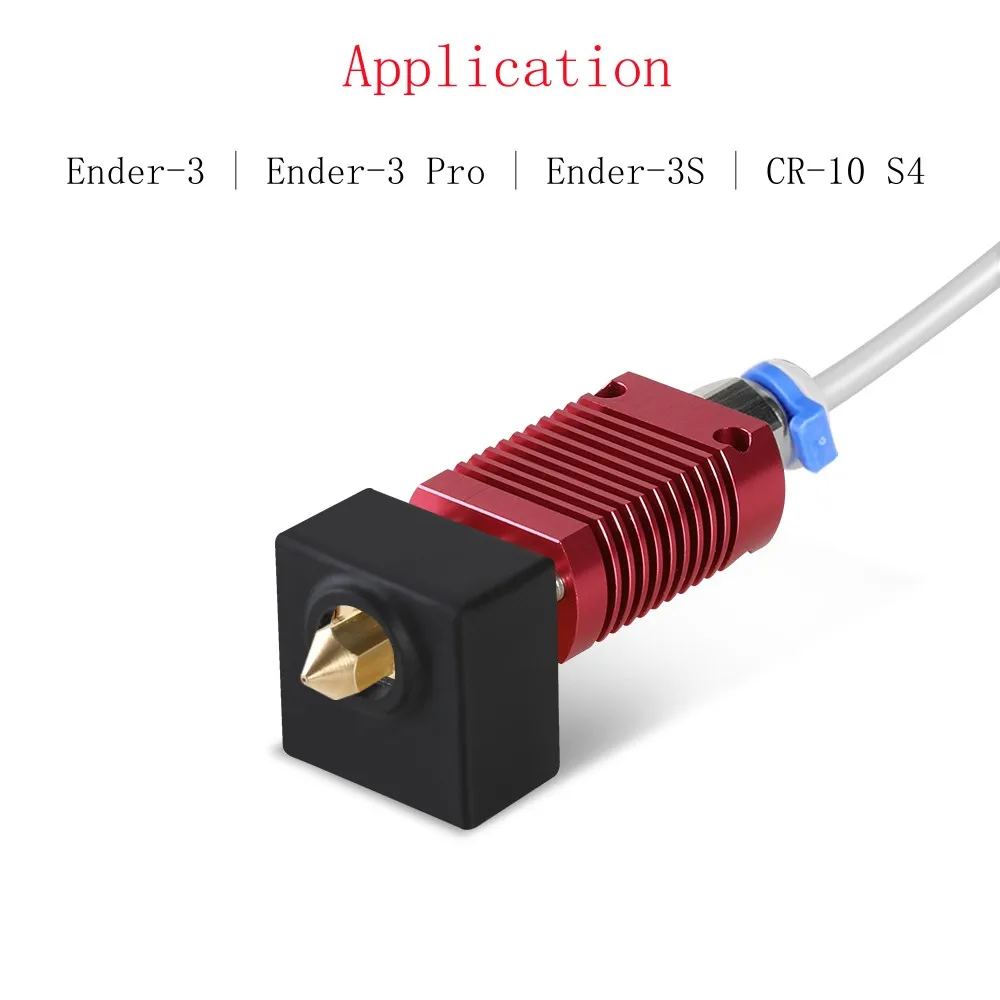 

CREALITY Ender-3 Hotend Kit блок нагревателя, Силиконовая крышка, оригинальные детали для 3D принтера, для 3D принтера