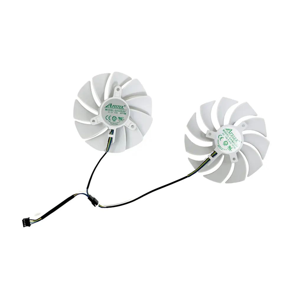 New 89MM 100MM GAA8S2U GA92S2U RTX3060 White GPU Fan For Zotac RTX 3060 Ti RTX 3060 AMP White RTX 3070 Dual Graphics Card Fans