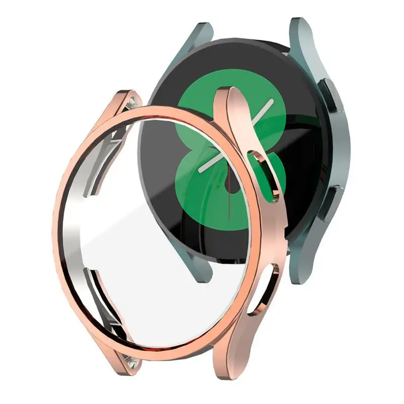 

Защитный чехол для Galaxy Watch 6 5 4 44 мм 40 мм, Силиконовый ТПУ полноразмерный бампер, Защита экрана для Active 2, чехол