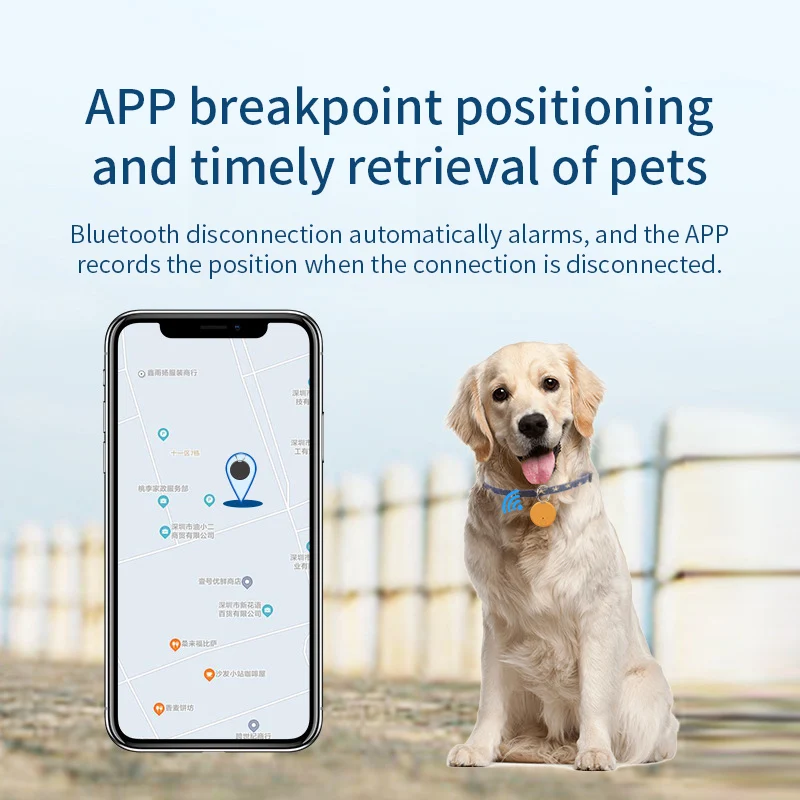 Mini Dog GPS Bluetooth 5.0 Tracker Anti-Lost Device For Pet Kids Bag Wallet bluetooth tracker smart tracker wallet tracker