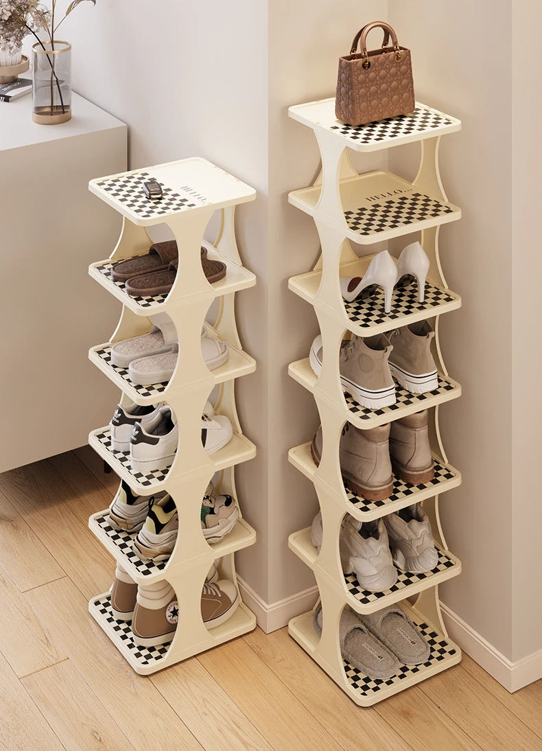 Shldybc Multi Layer Creative Shoe Rack Household Small Shoe Cabinet  Economic Dormitory Door Shoe Rack Installation Free Folding Shoe Cabinet,  Clothing