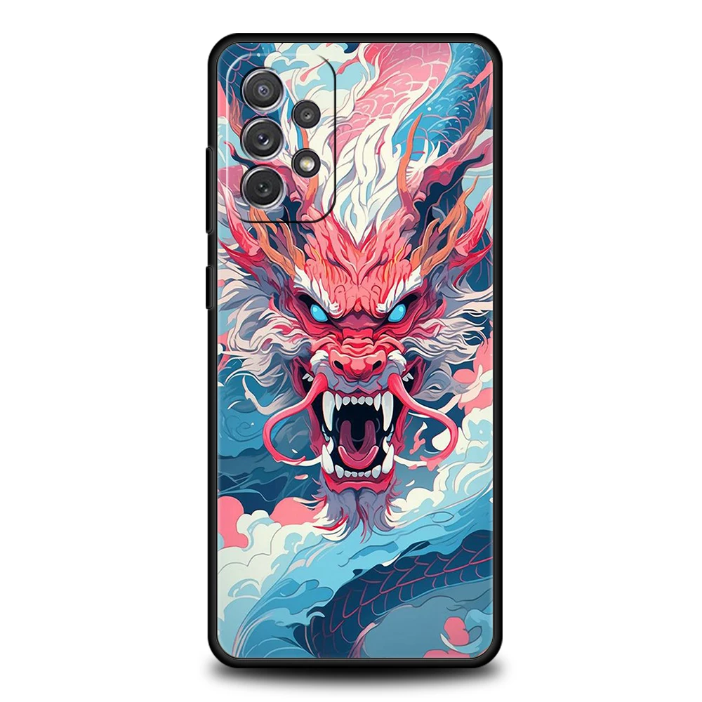 Dragon Design Soft Shell Phone Case - Protective and Stylish Cover