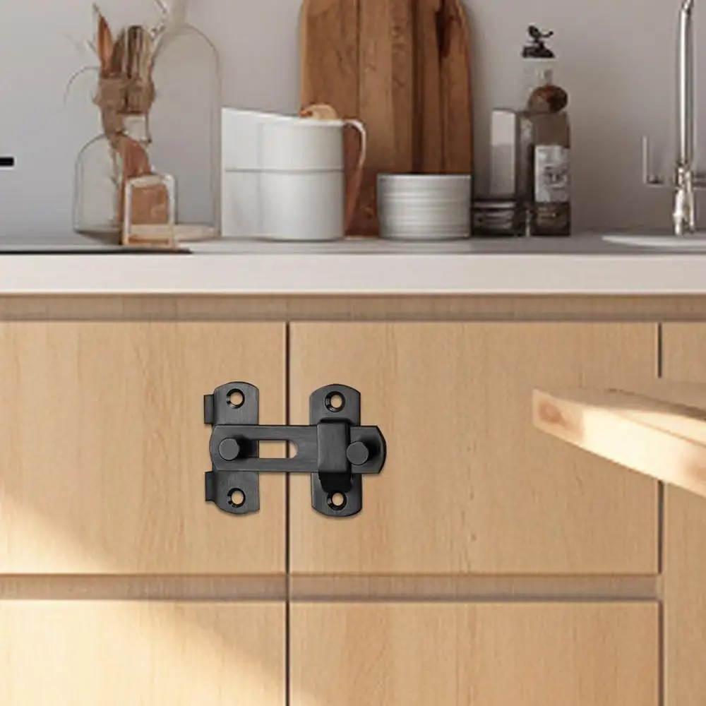 Description Picture 4 of itemStainless Steel Gate Latch Sliding Gate Lock Latch Sliding barn Door Security Hardware For Window Cabinet Home Child Safety Door