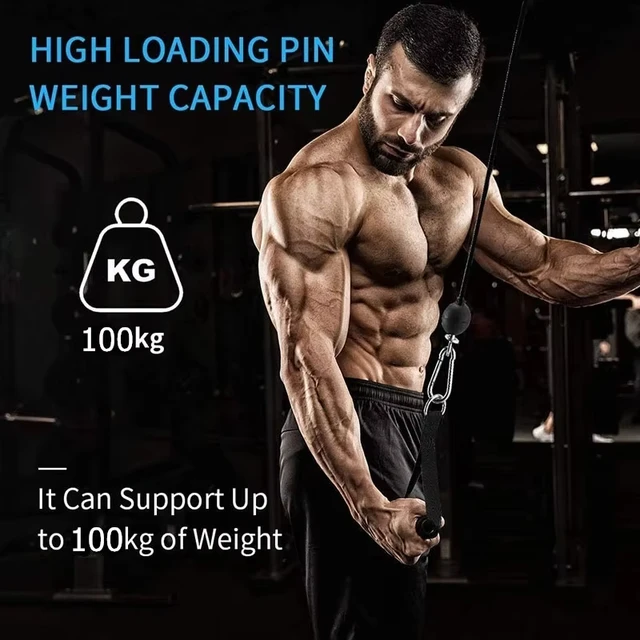 Gym Wire Rope Fitness Cable Pulley Machine System Heavy Duty Steel Rope For Home Gym LAT Pulldown Lift Load Workout Bodybuilding 3