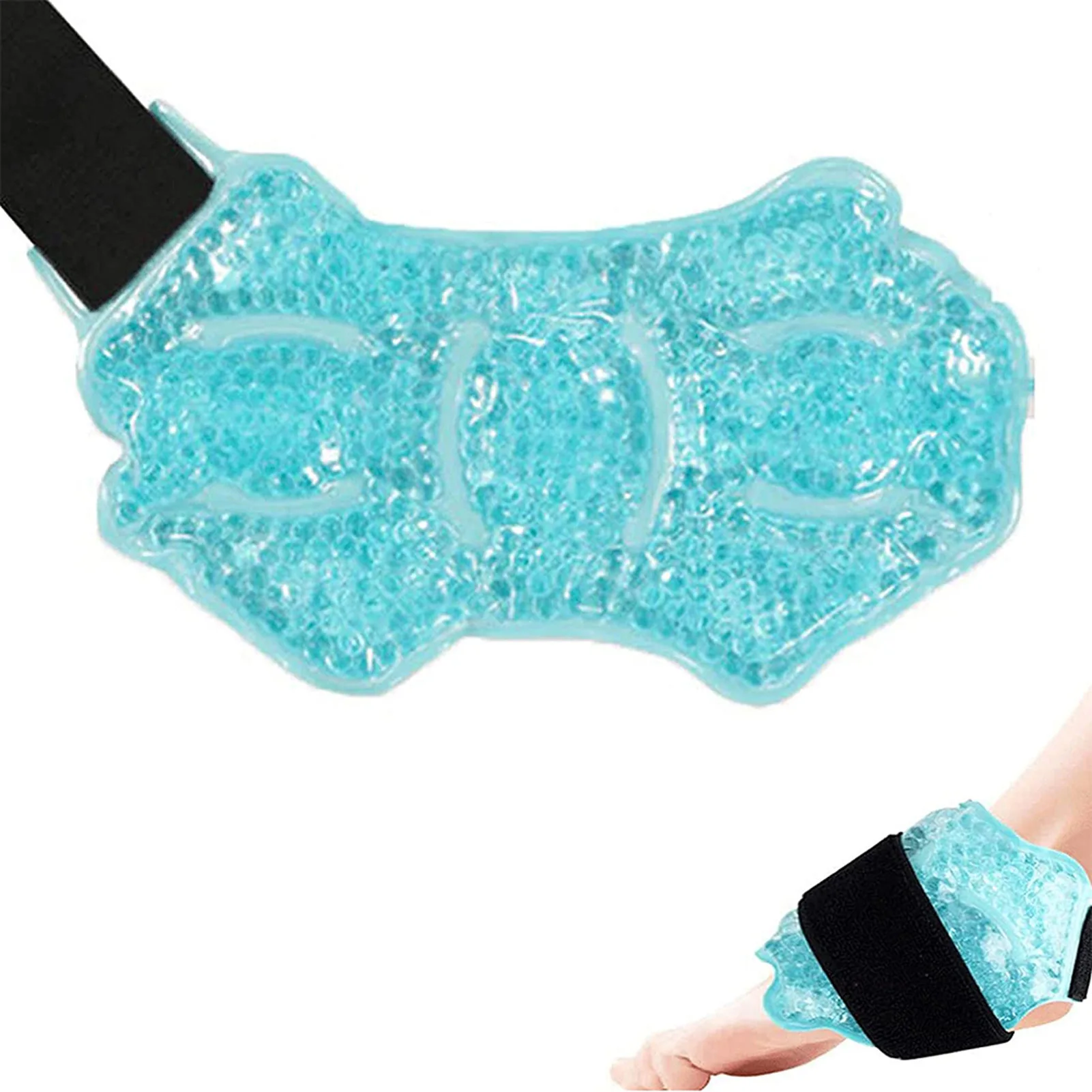 Sac A Pain Poche De Glace Cheville Genou, 3 PCS Sac De Glace Réutilisable Blessé [15Cm, 23Cm, 28Cm], Pain De Glace Anti-Douleur Pour Le Cou Pour Enfants, Tête, Dos, Cou, Paule, Sportives