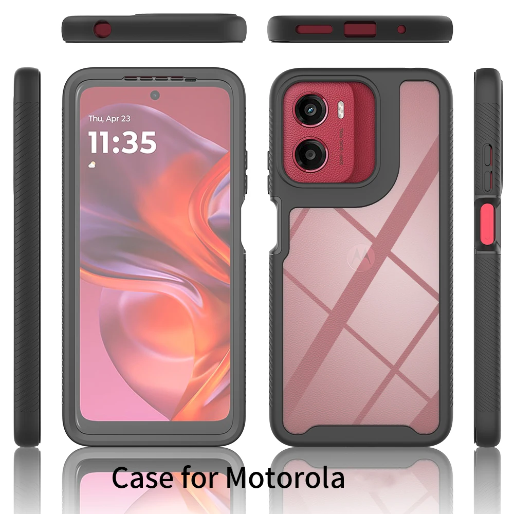 Ultimate 360° Shockproof Phone Case with Screen Protector - Dual-Layer Full Protection Cover