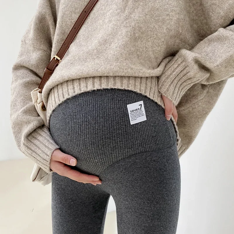 Maternité - Legging de grossesse en polaire