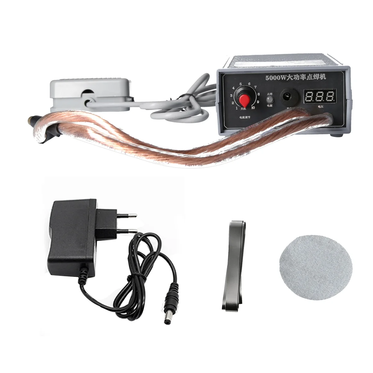 

Spot Welder 5000W High Power Handheld Spot Welding Machine Portable Current Adjustable Welders for 18650 Battery EU Plug
