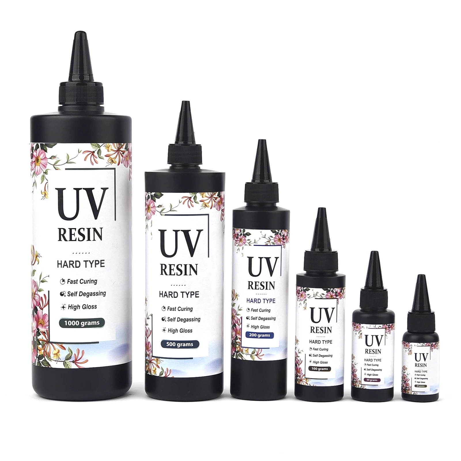 UV Resin Lamp UV Resin Glue 20g/50g/100g UV Epoxy Resin Glue DIY Jewelry Making High Transparency Fast Drying High Hardness
