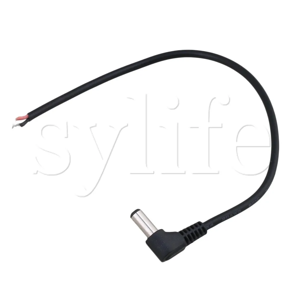dc connectors power plug power jack connector power plugs 10pcs DC Tip Power Plug Jack Connector 5.5 x 2.1mm Male Right Angle Cord Cable
