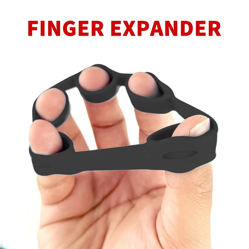 1 Satz Fingerstärkungs-Fingertrainer für Unterarm-Handgriff-Trainingsausrüstung für Musiker, Klettern und Therapie, Schwarz – Detail 7