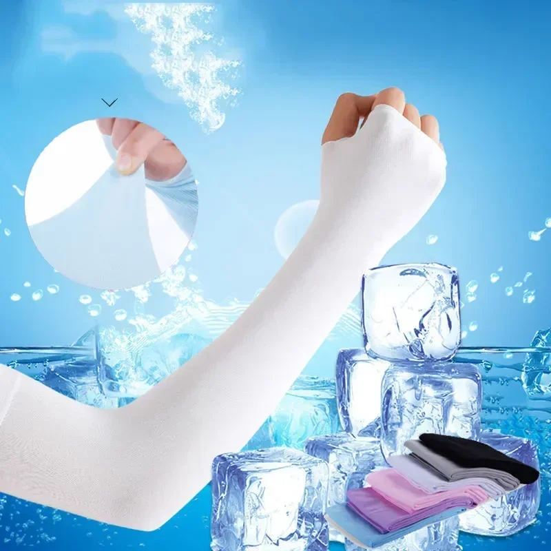 Cooling Arm Sleeves Sun Protection Arm Sleeves Arm Sleeves Sun Protection Cycling Sleeve Cool Down and Keep Warm Gloves Electric Bike Arm Cover Running Fishing Uv Solar Arm Sleeves