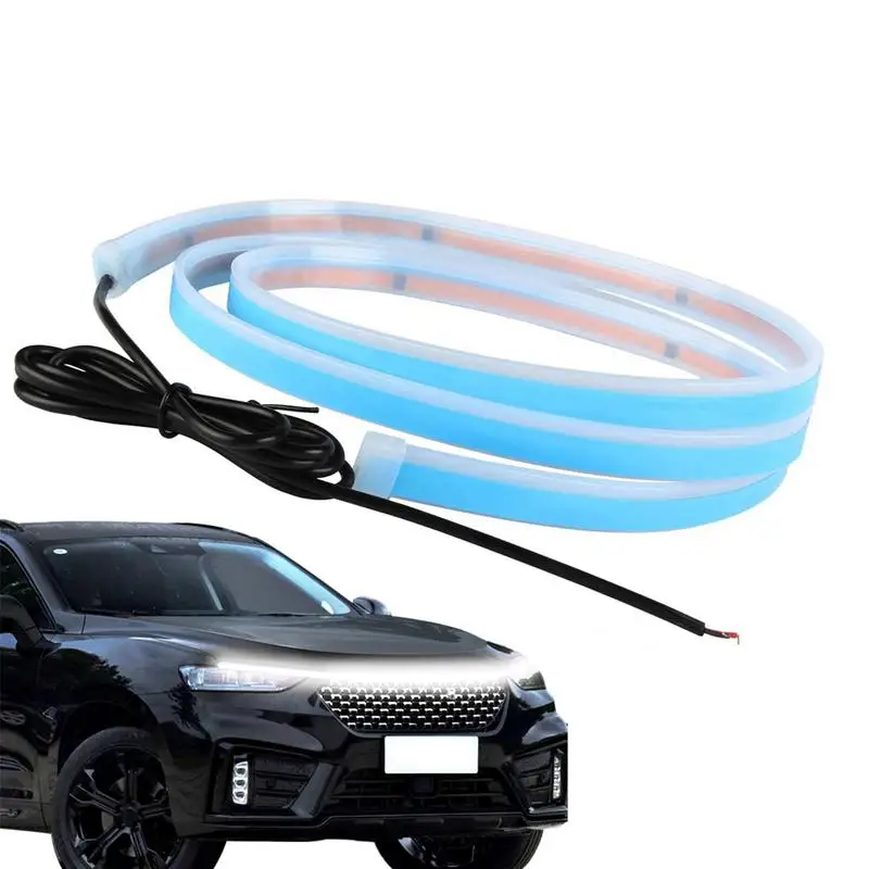 Car Hood Light LED Strip Dynamic Scan Start Up Hood Light Flexible