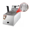 8L Electric Frying Pan Commercial Single-cylinder Timed French Fries Intelligent Automatic Lifting Large-capacity Fryer Electric 3