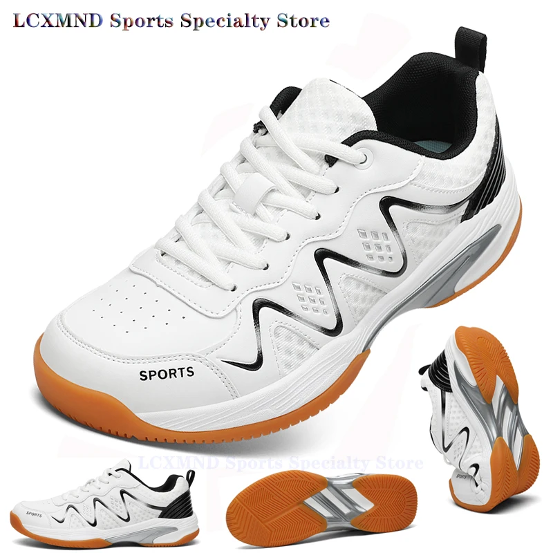 

2023 Women Men Professional Badminton Tennis Volleyball Basketball Shoes Flexible Light Sports Soft Training Outdoor Sneakers