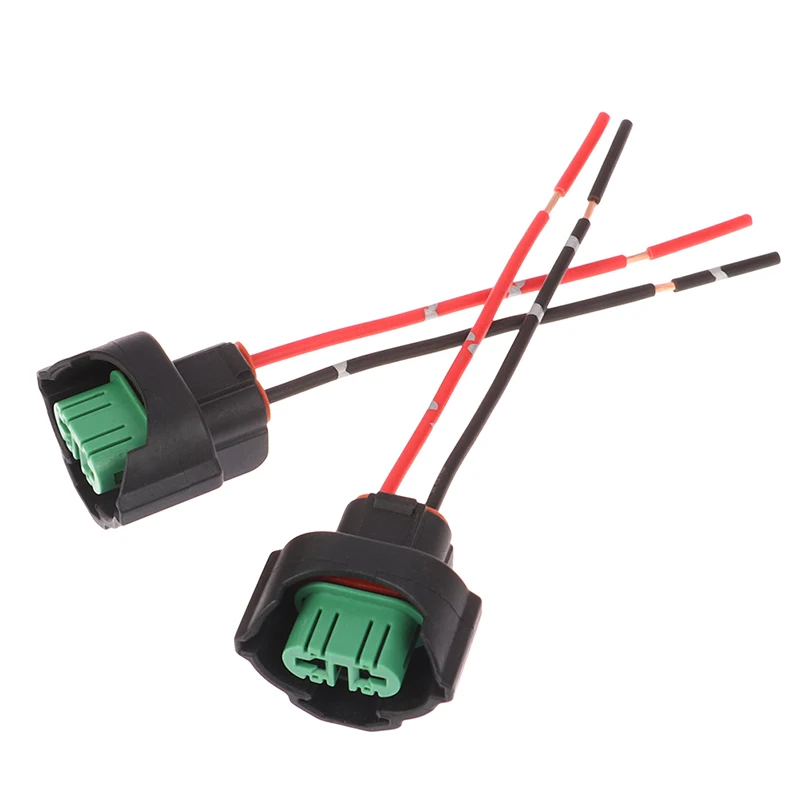 2 Pcs H11 Female Connector Adapter Wiring Harness Socket Car Cable Plug Adapter for Foglight Head Light