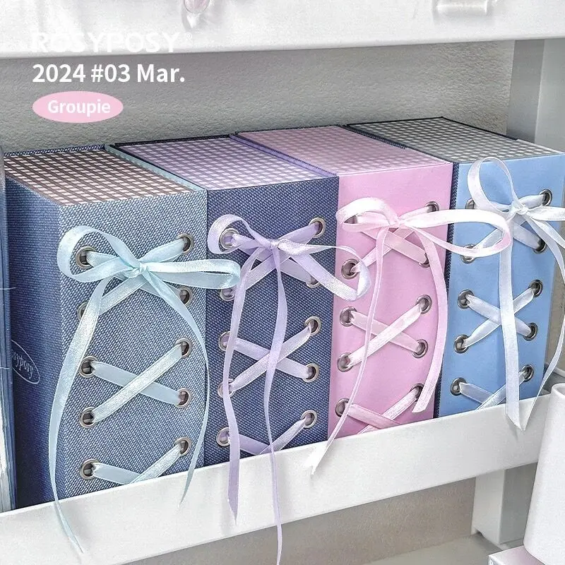 MINKYS Kawaii 3 inch Lace Kpop Photocards Toploader Collect Box Small Cards Storage Box Classification School Stationery stationery organizer photocard holder