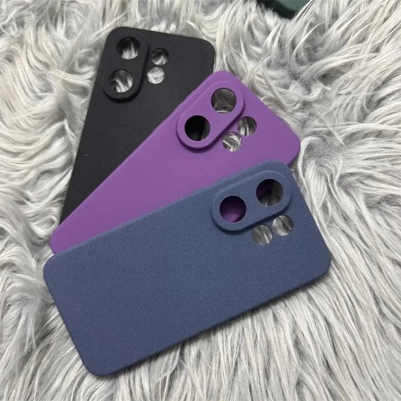 Elegant Sandstone Soft TPU Ultra-Thin Matte Phone Case