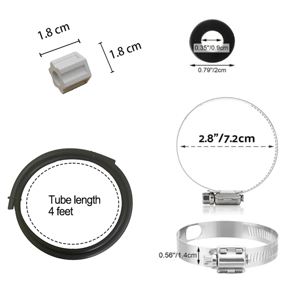 

Compression Nut Saddle Fitting Easy To Install Easy To Use High Quality Materials Practical Prevent Backflow Useful